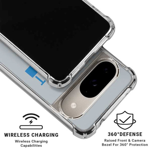 NFL Detroit Lions Grey Performance Series Google Pixel 10 Clear Case